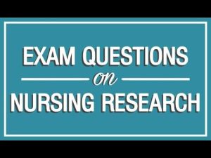 Nursing Research Question